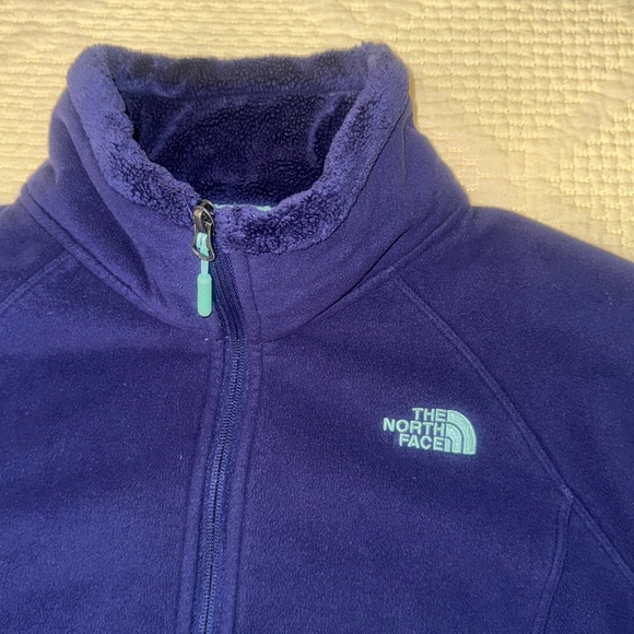 The North Face Fleece Jacket Blue Purple 💜💙 Size Medium - Picture 8 of 12